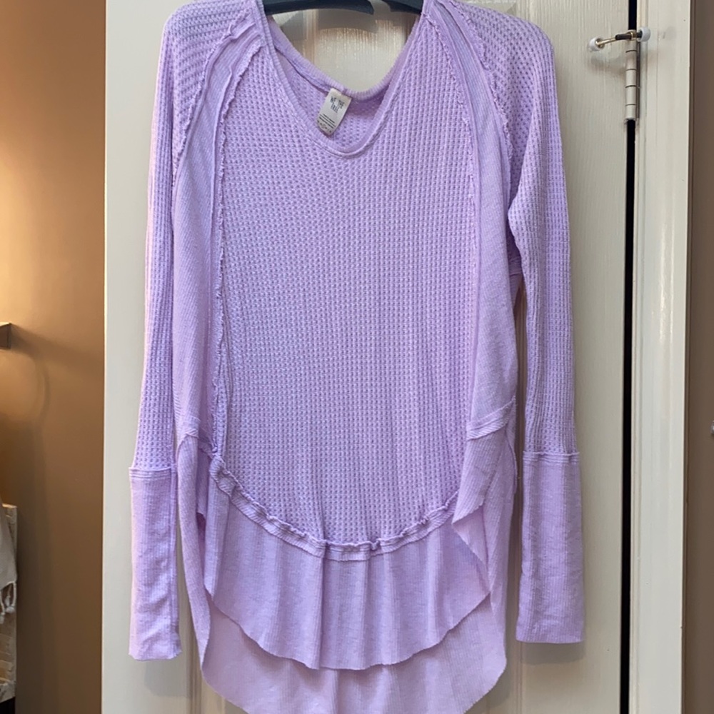 Free people thermal tee small EUC